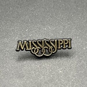 Mississippi Spell Out United States Of America Plastic Lapel Hat Pin